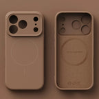 Coque de téléphone magnétique en Silicone liquide Apple