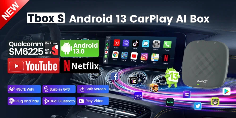CarlinKit-Adaptateur sans fil CarPlay Ai Box
