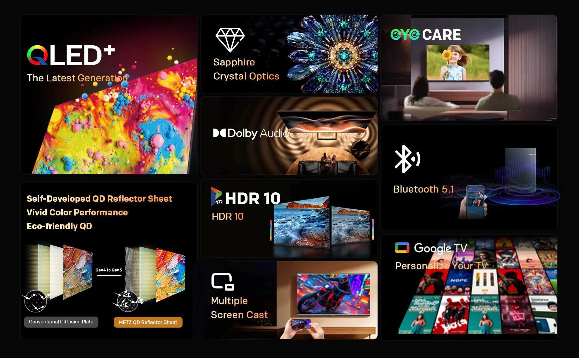 Metz QLED TV 32 pouces