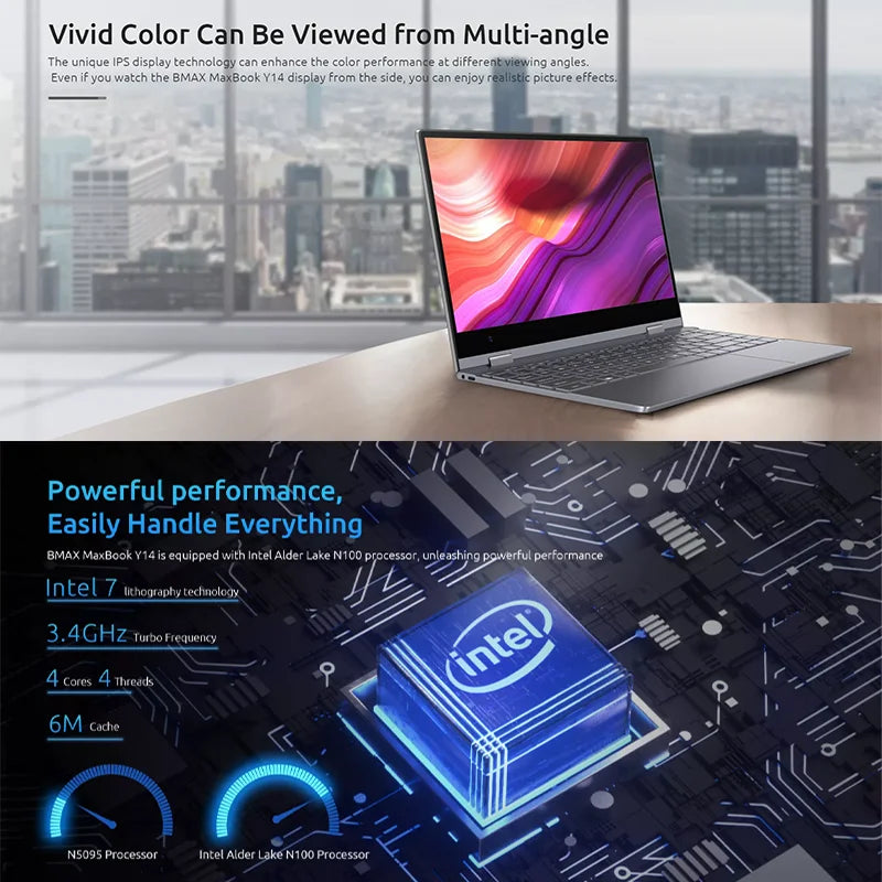BMAX-Ordinateur portable Y13PRO 360 °