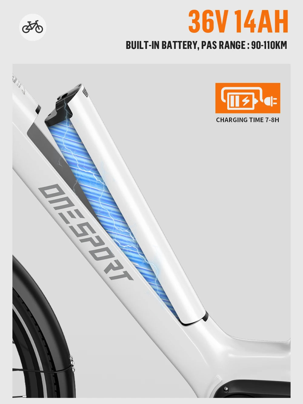 Vélo électrique ONESPORT OT07  250W