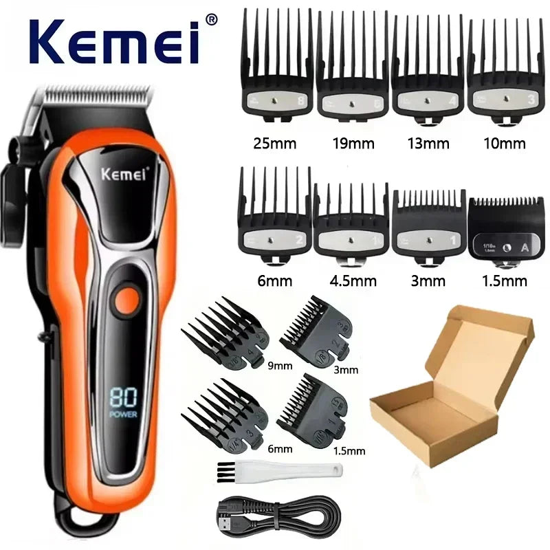Kemei tondeuse à cheveux Rechargeable