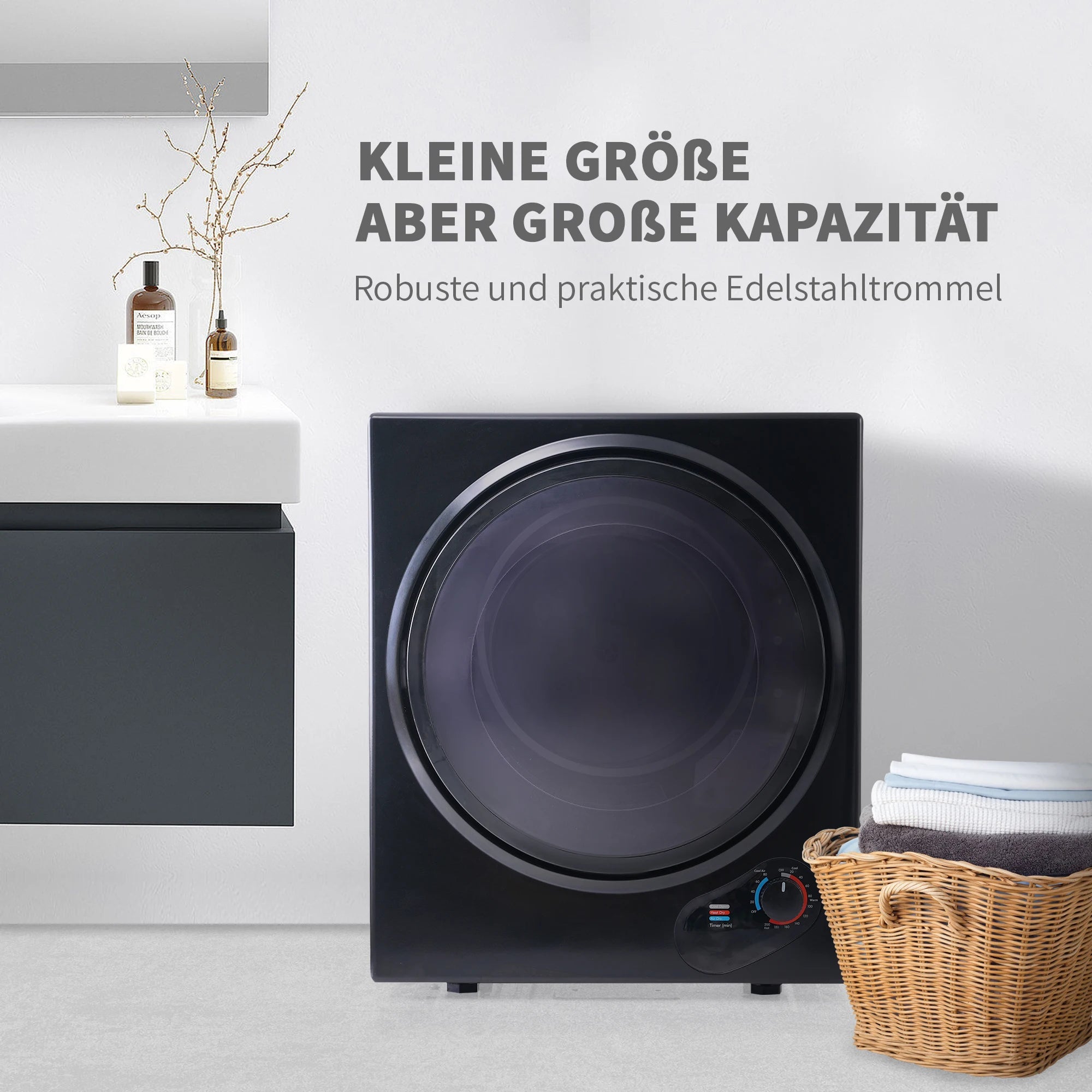 Mini sèche-linge mural, 2024 kg, 2.5 W