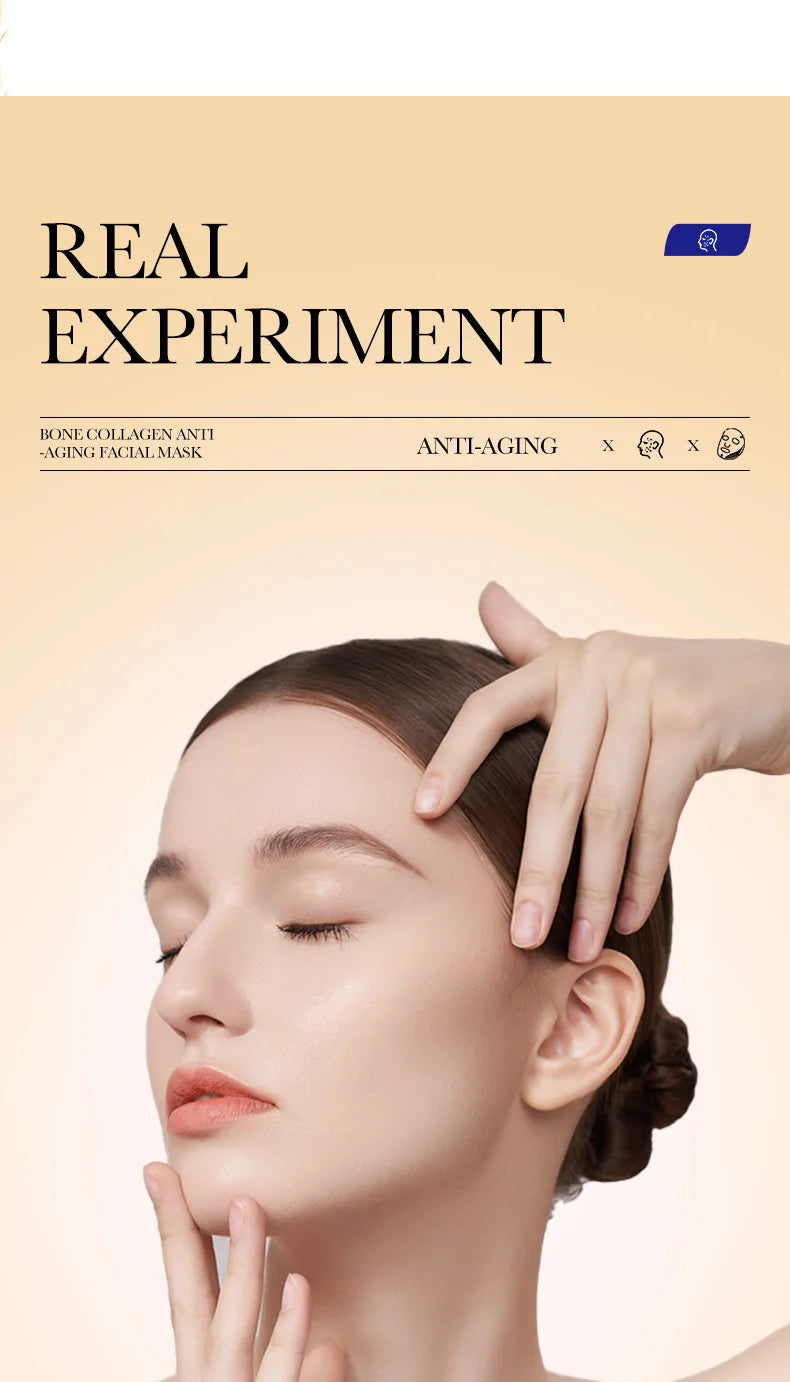 Masque Facial Anti-rides au collagène