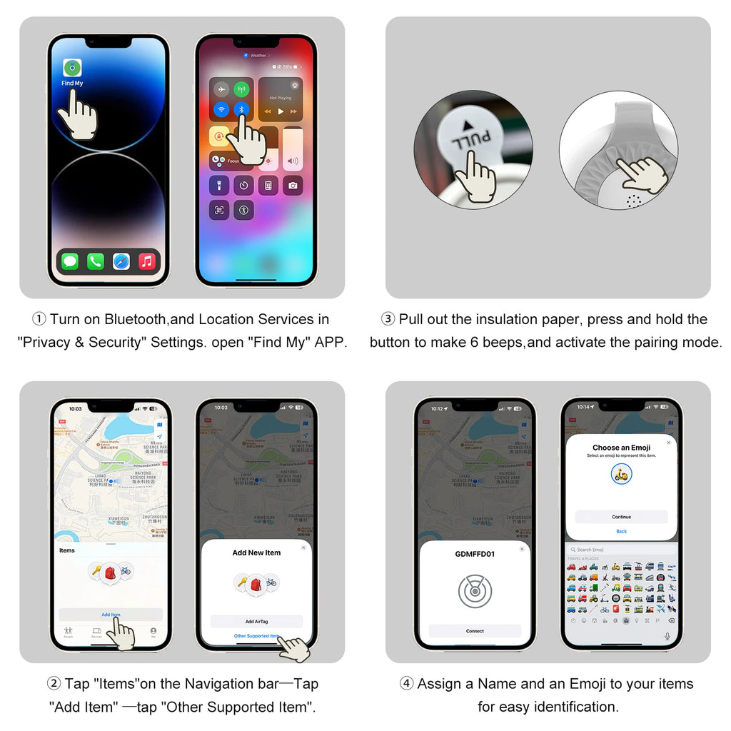 Traceur Bluetooth Apple