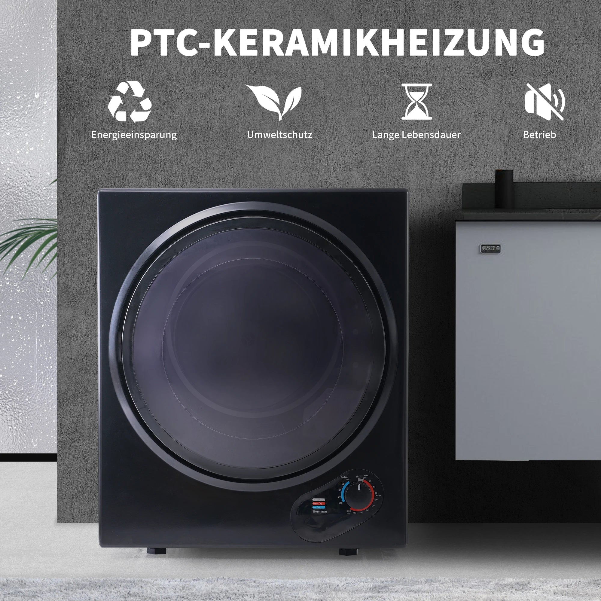 Mini sèche-linge mural, 2024 kg, 2.5 W