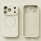 Coque de téléphone magnétique en Silicone liquide Apple