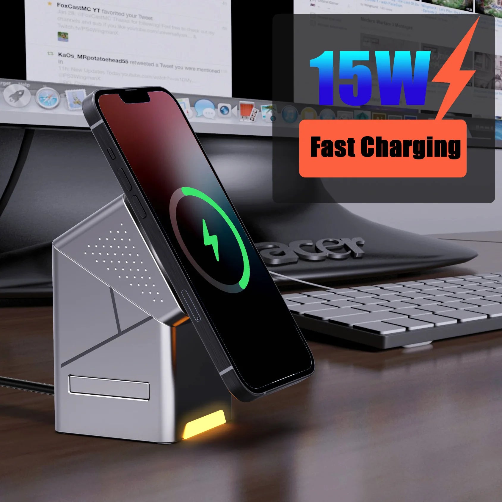 3-in-1 Wireless Charging Station for iPhone