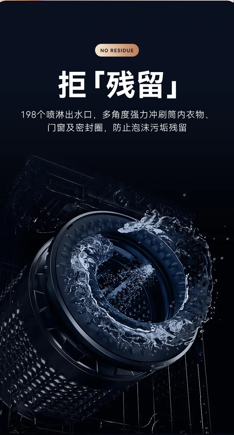 DAEWOO-Machine à laver autoportante Lavadora, Lavage bouillant, Stérilisation, Charge frontale, Haute température, 10kg, 96 ℃, 220V