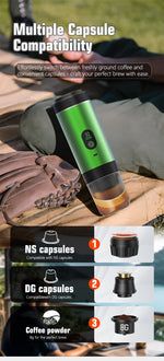 Machine à café expresso portable sans fil