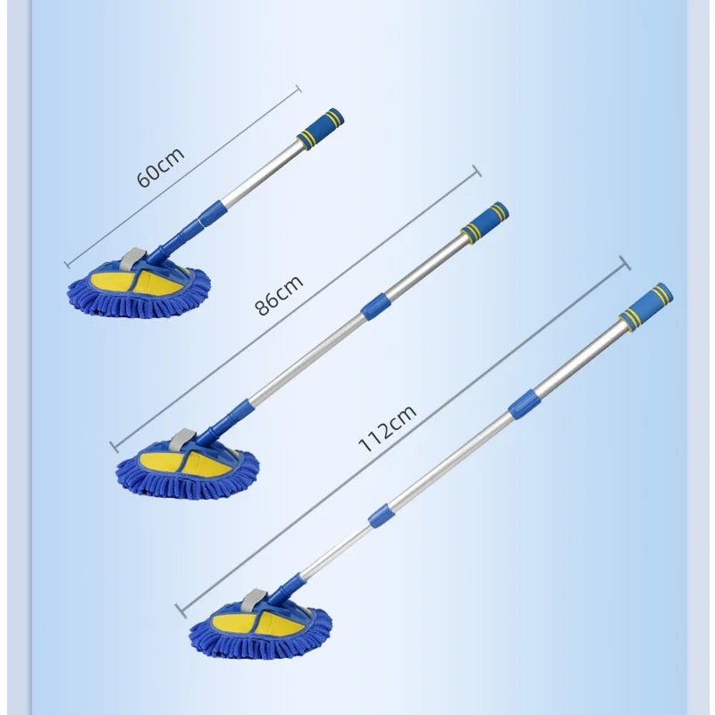Balai de Lavage Voiture Télescopique en Microfibre