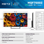 METZ QLED TV 43 pouces 4K