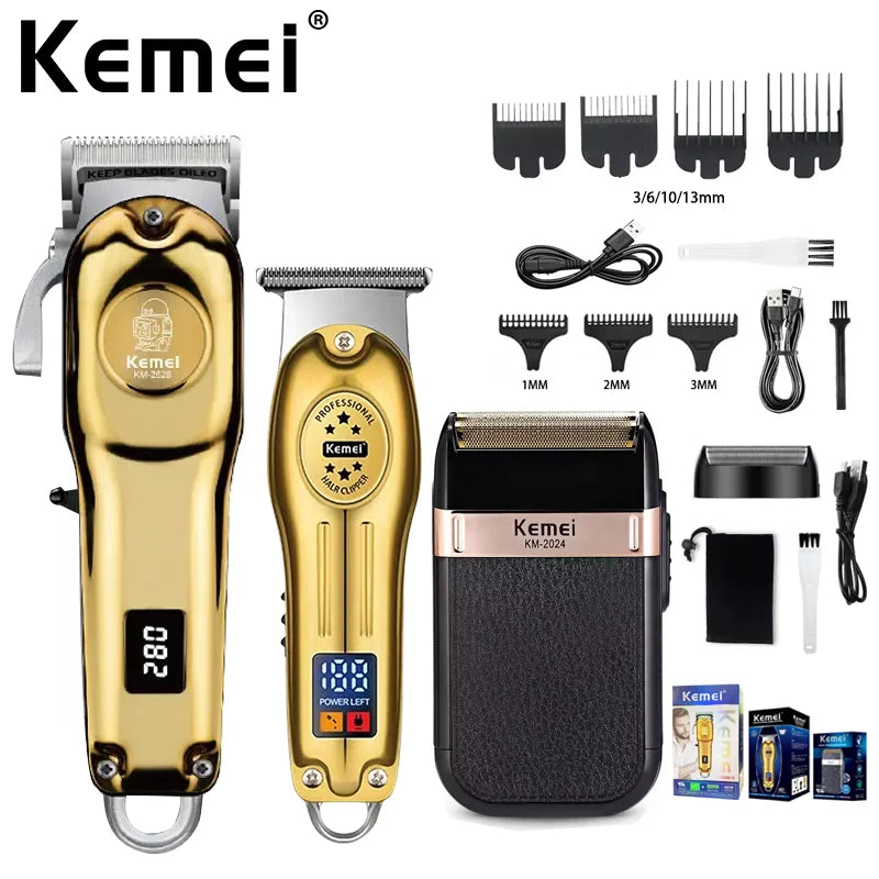Kemei tondeuses à cheveux électriques professionnelles