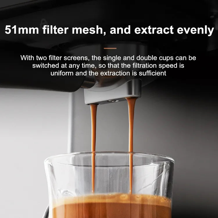 Petite cafetière expresso semi-automatique