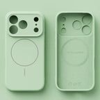 Coque de téléphone magnétique en Silicone liquide Apple