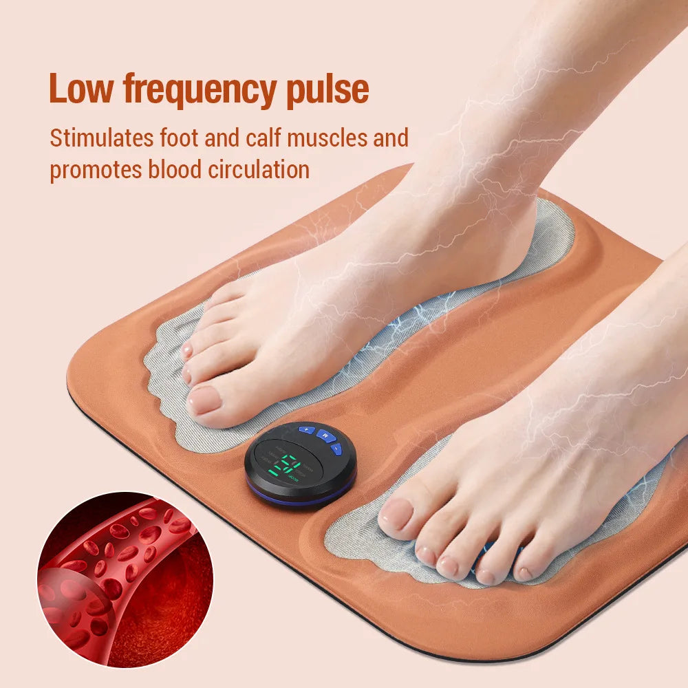 Coussin de massage des pieds électrique EMS 3D