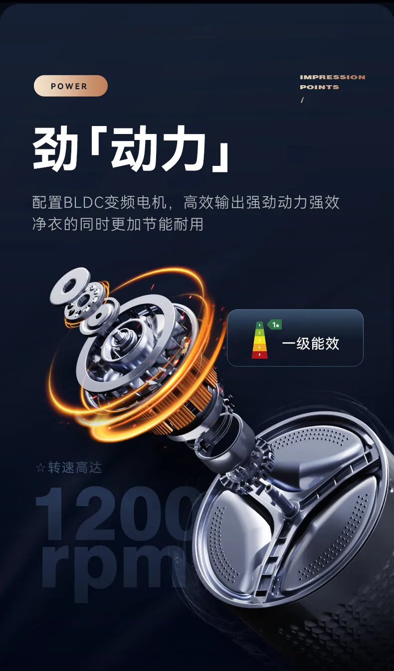 DAEWOO-Machine à laver autoportante Lavadora, Lavage bouillant, Stérilisation, Charge frontale, Haute température, 10kg, 96 ℃, 220V