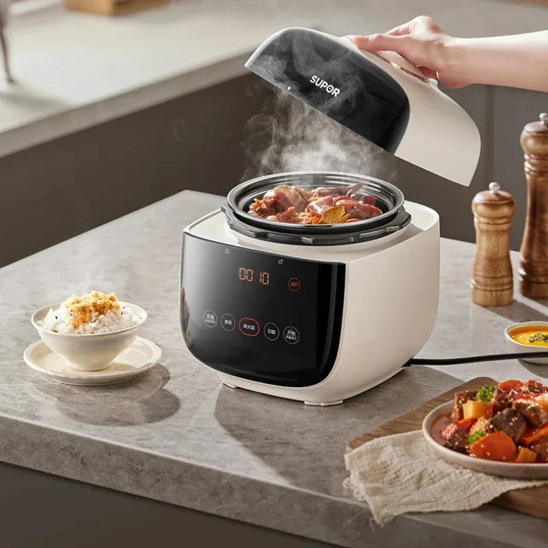 Compact electric pressure cooker