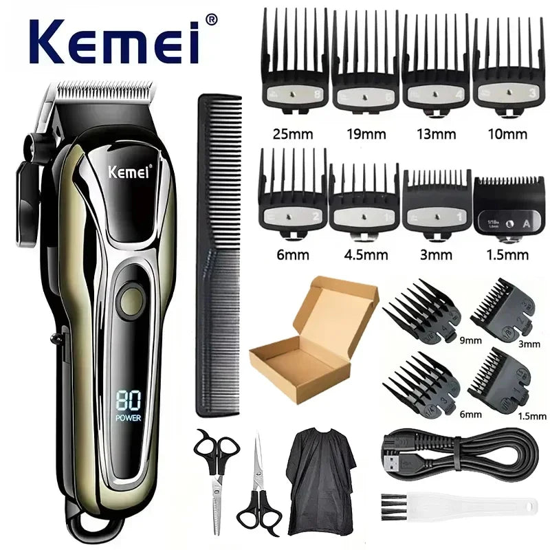 Kemei tondeuse à cheveux Rechargeable
