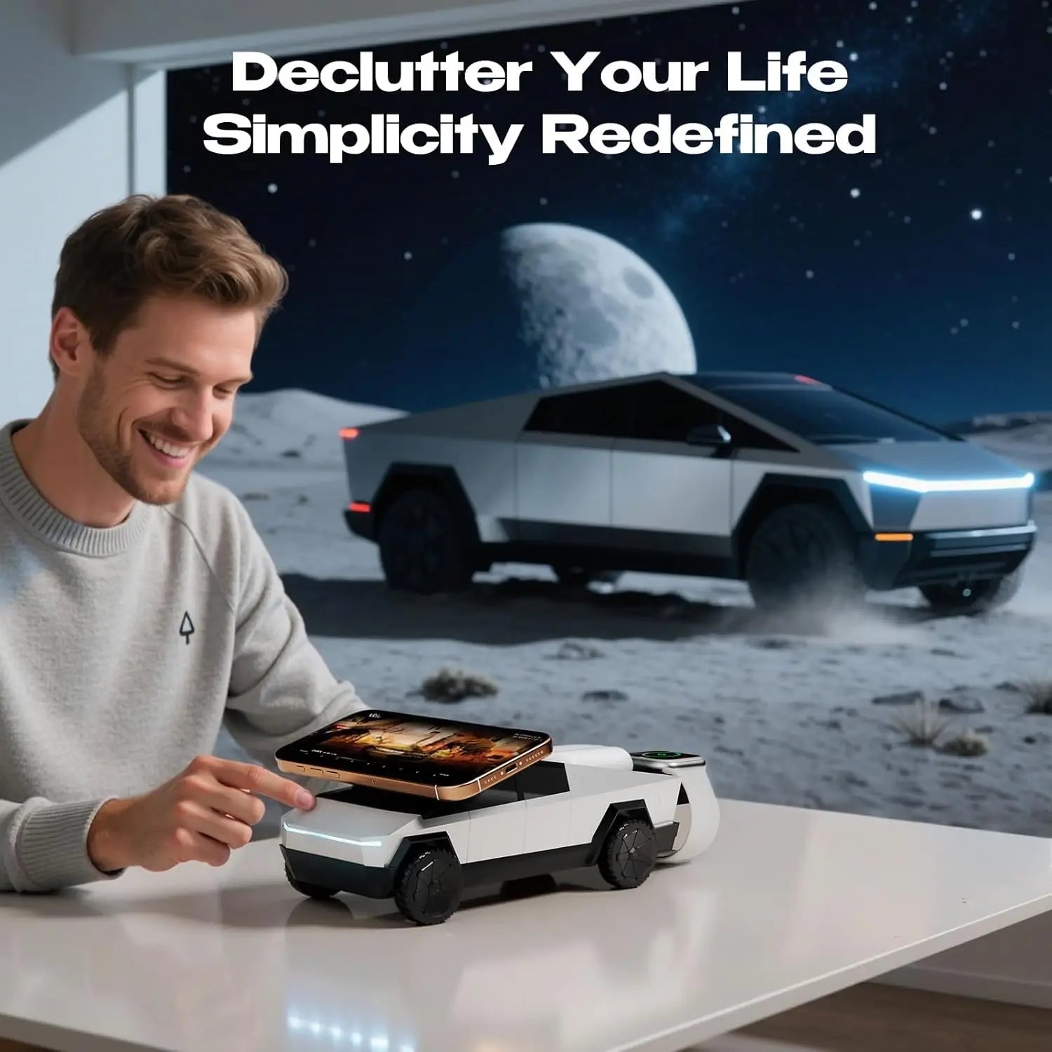 Chargeur magnétique rapide sans fil 3 en 1