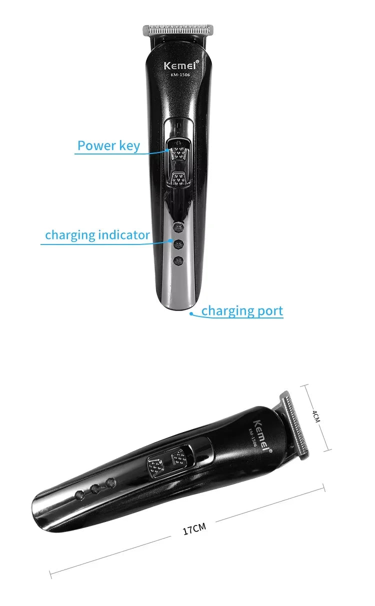 Tondeuse à cheveux électrique Kemei 3 en 1