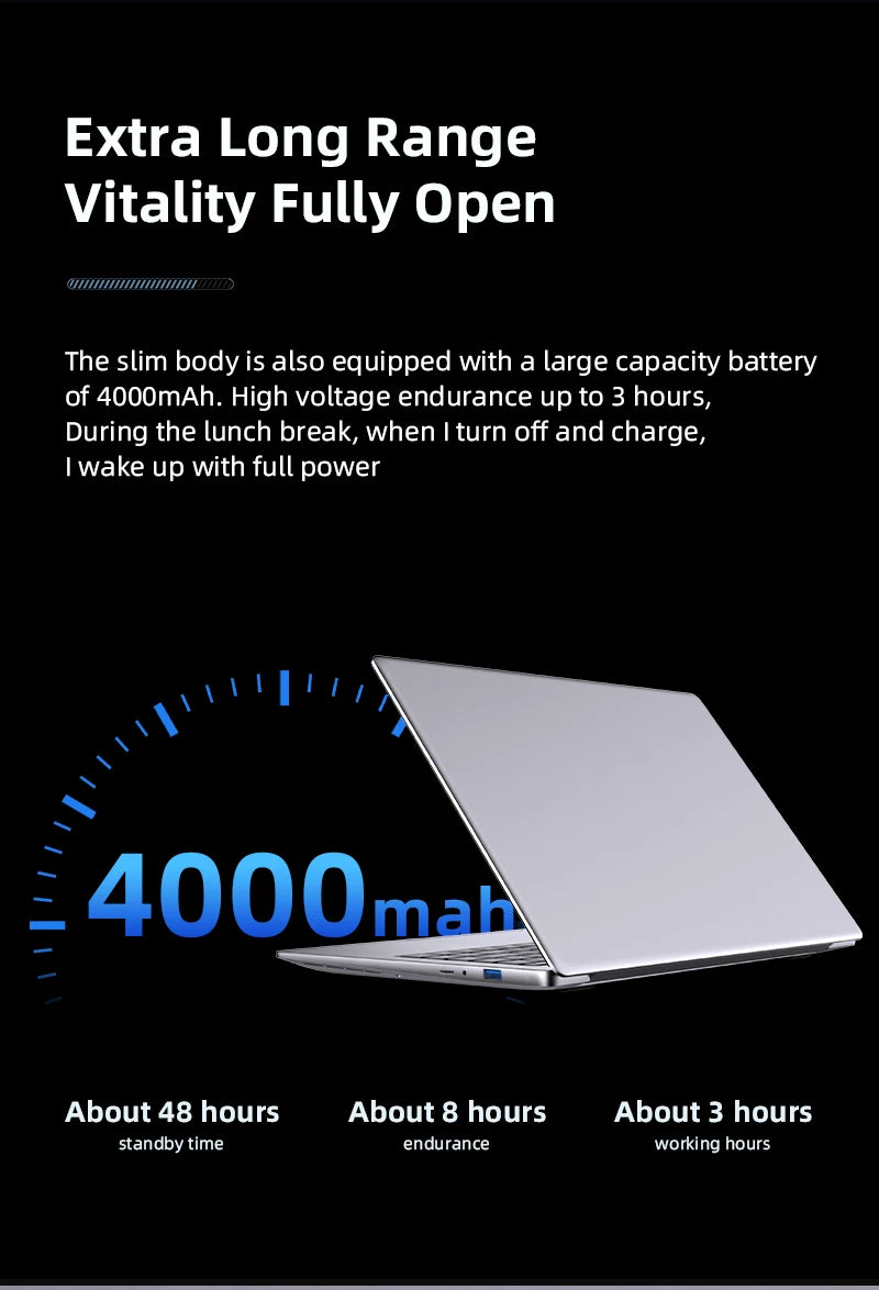 BYONE 14 pouces Intel Celeron N4000