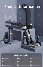 Aspirateur de Voiture Sans Fil Multifonction CENRR