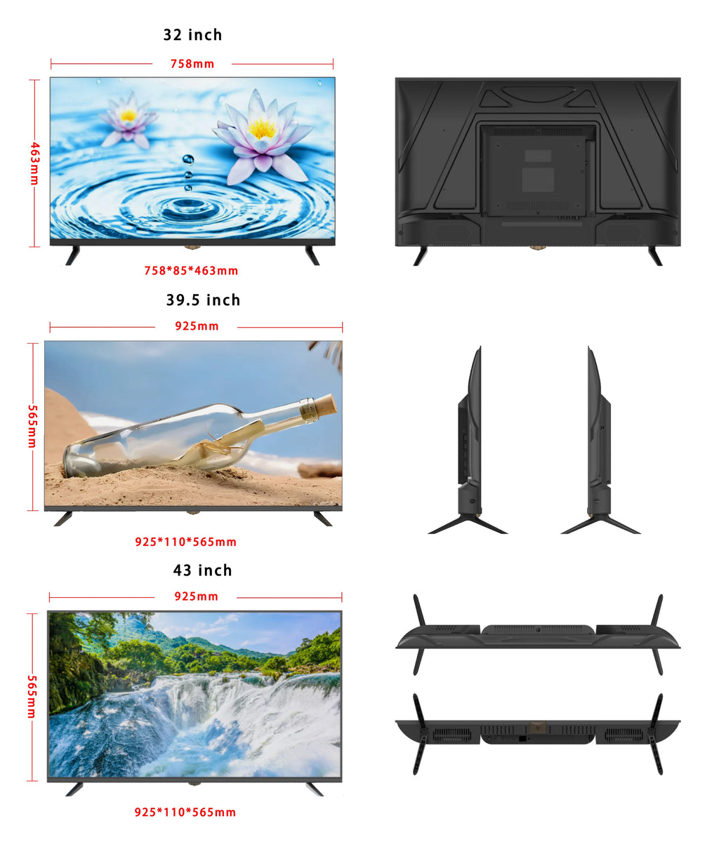 Téléviseur LED intelligent Android 14