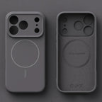 Coque de téléphone magnétique en Silicone liquide Apple