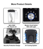 BioloMix-Mélangeur professionnel automatique numérique sans BPA