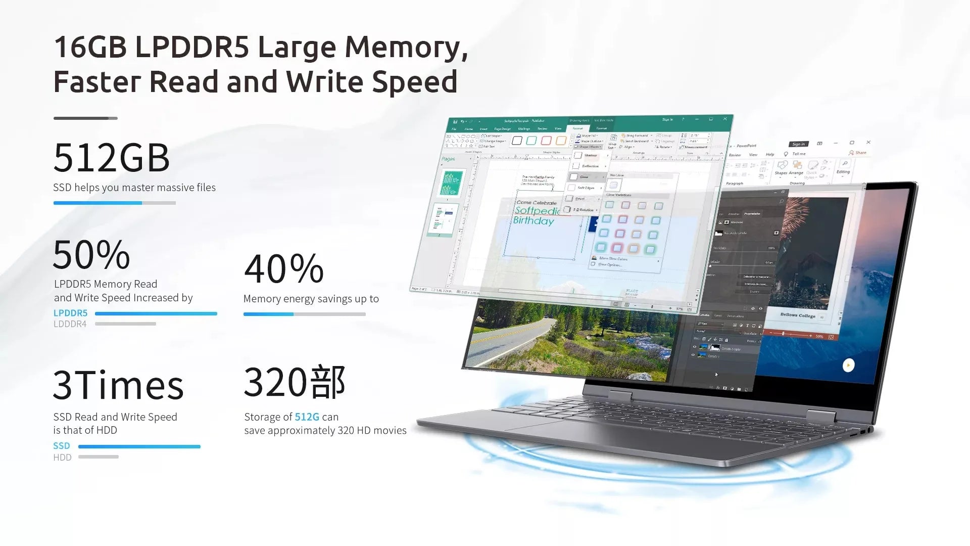 BMAX Y14 2025 360 °   Ordinateur portable 14 pouces tactile