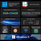 BMAX Mini PC B3 Pro Windows 11 Pro