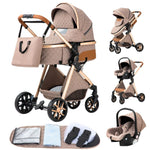 Luxury 3-in-1 Baby Stroller