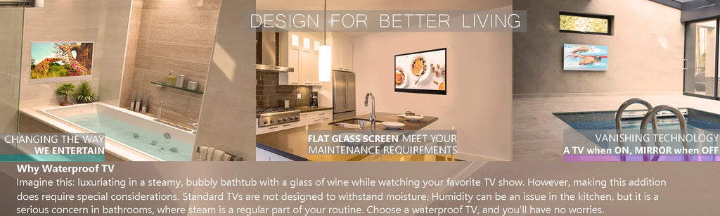 Souria-Mini Smart Android Mirror TV avec écran tactile, 18.5 "