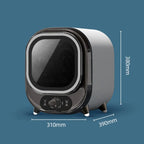 Mini sèche-linge domestique silencieux avec tambour en acier inoxydable