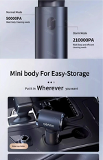 Aspirateur de Voiture Sans Fil Multifonction CENRR