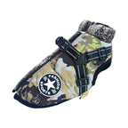 Vêtements d'hiver pour chiens avec harnais