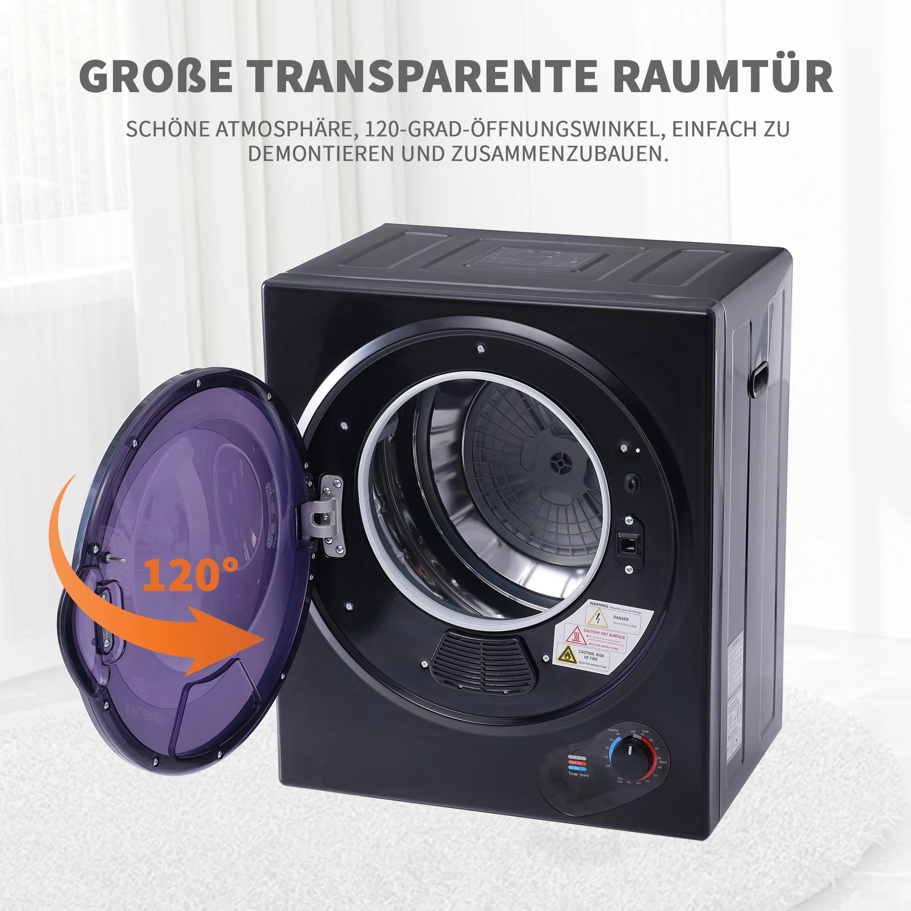 Mini wall-mounted dryer, 2024 kg, 2.5 W