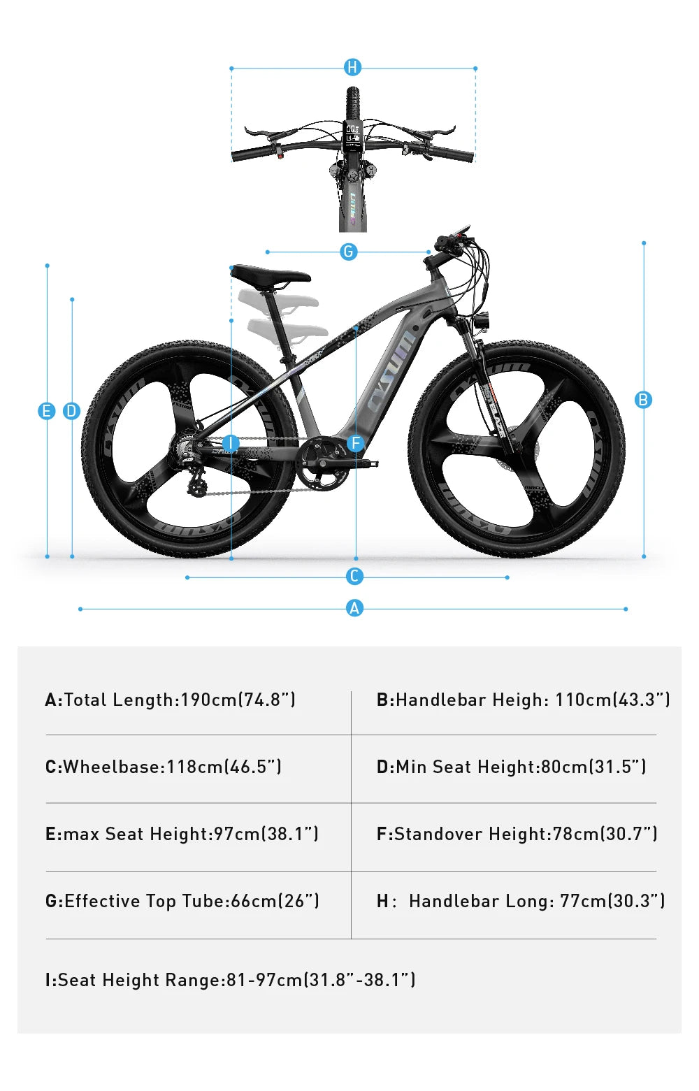 EBike CYSUM Speedy29