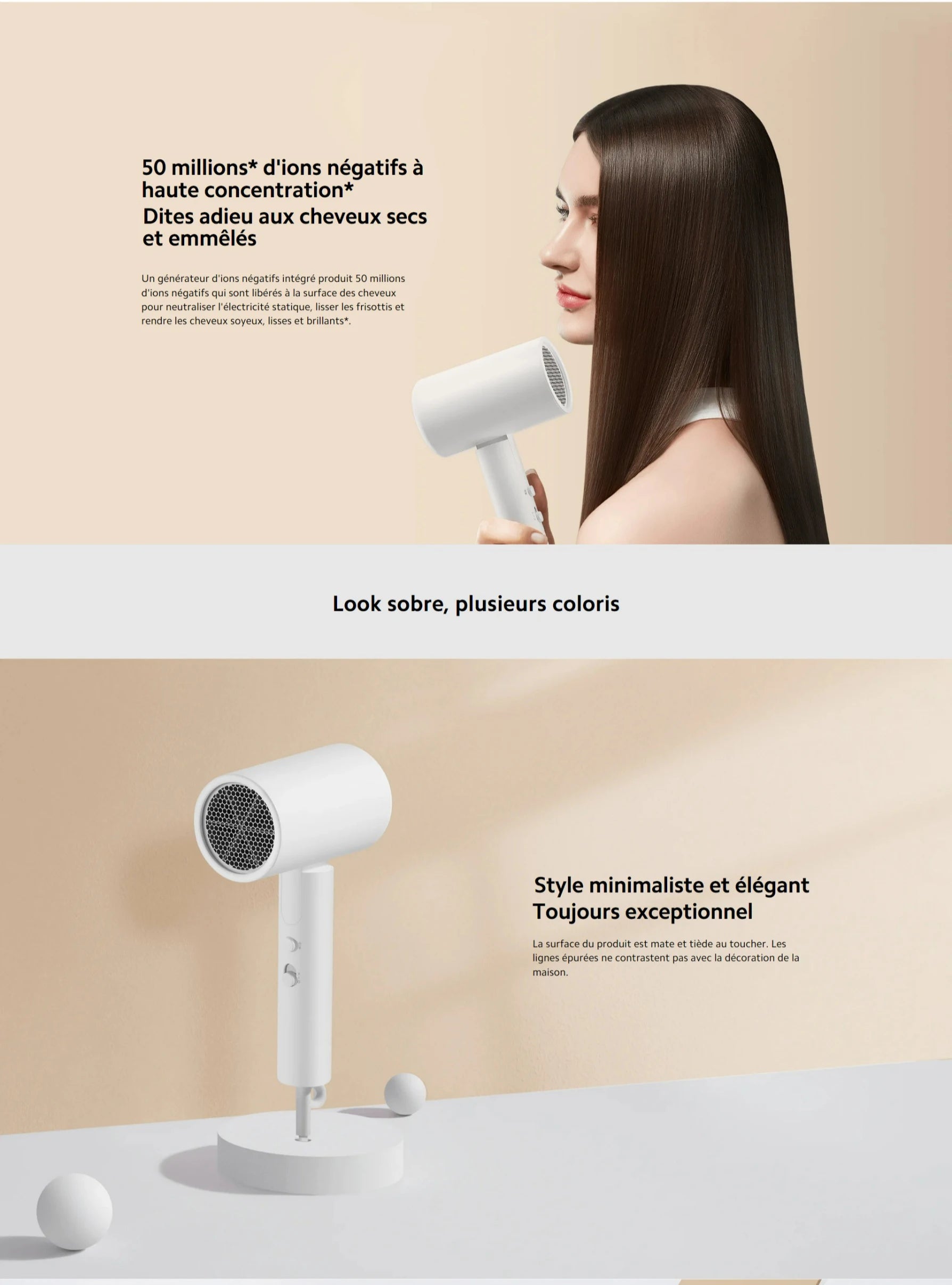 Sèche-cheveux compact Xiaomi