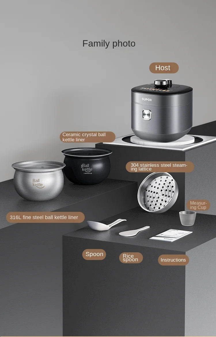 Multifunctional IH Electric Pressure Cooker 5L