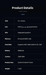 Intel Nino 00 Gaming Notebook