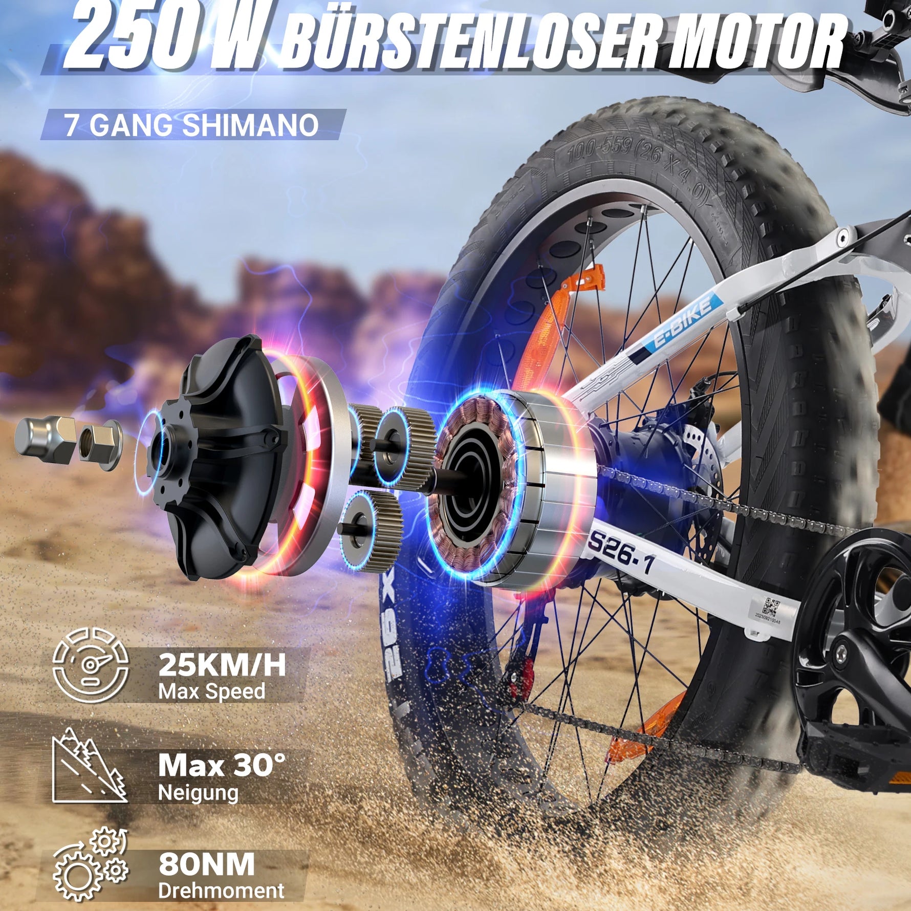 Vélo de montagne électrique VARUN