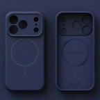Coque de téléphone magnétique en Silicone liquide Apple
