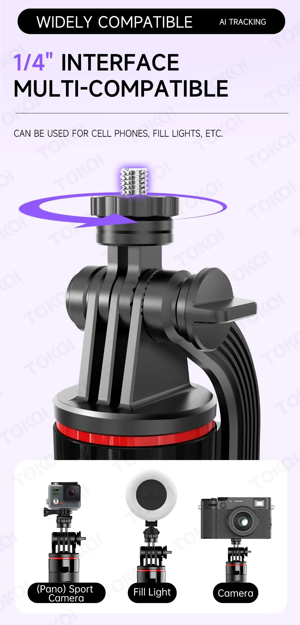 Stabilisateur de cardan portatif