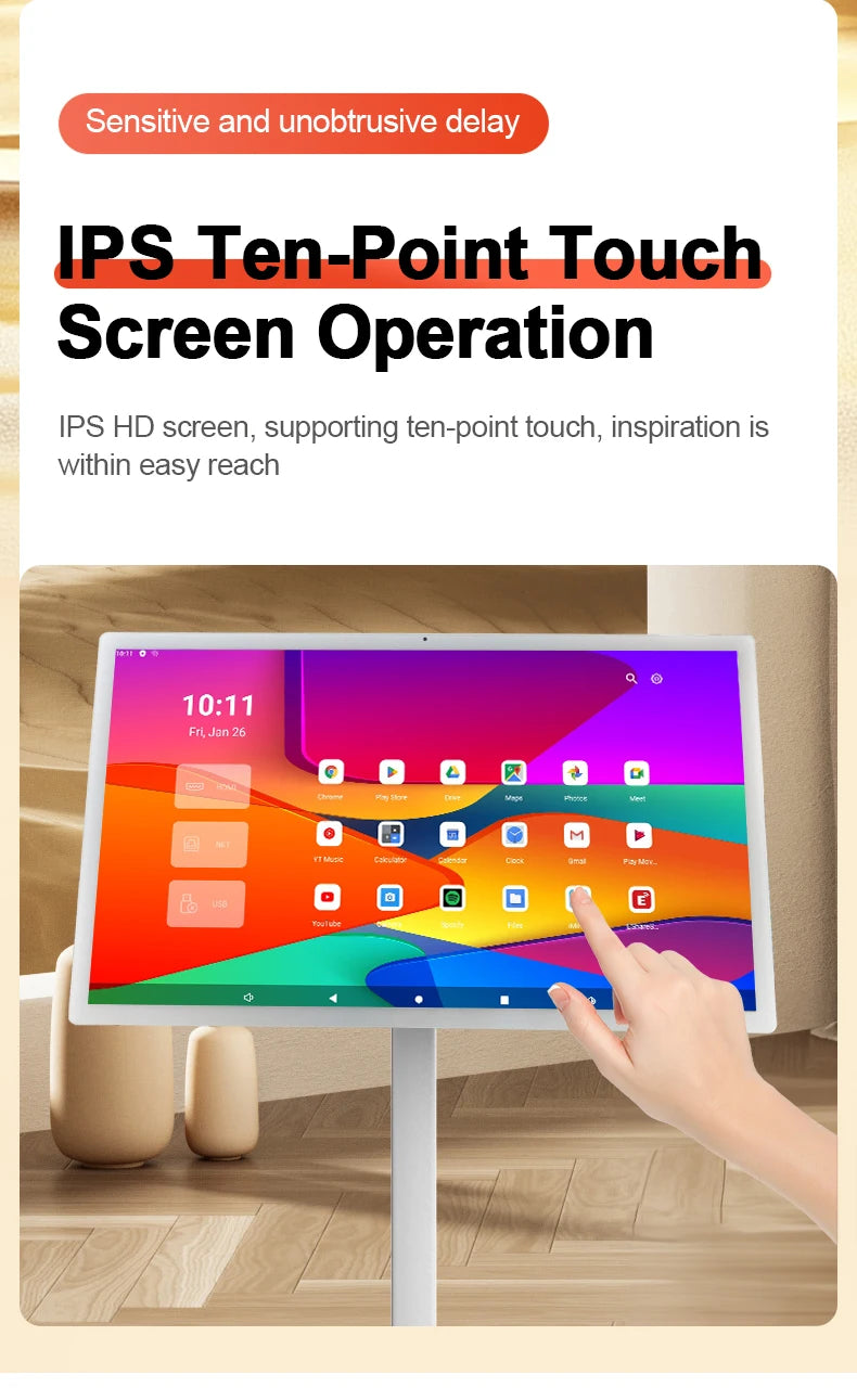 Écran Mobile interactif couleur 27 pouces