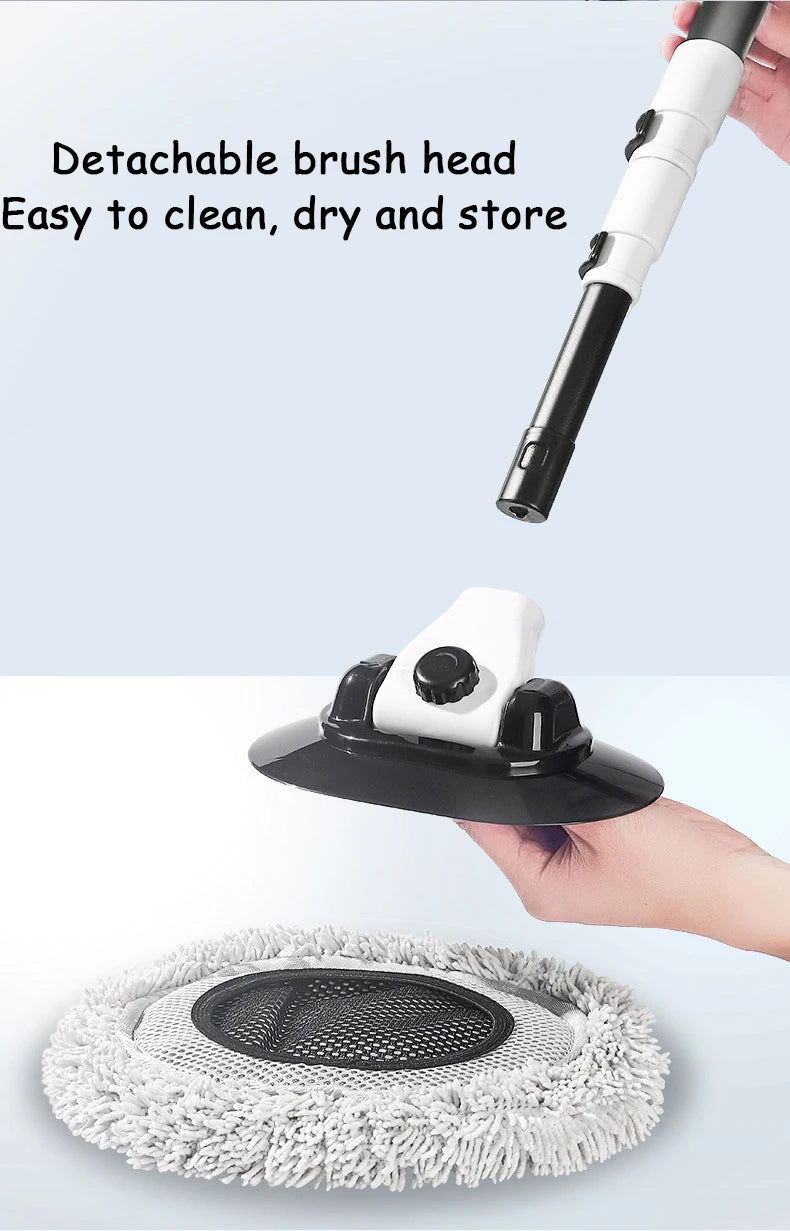 Balai de Lavage Télescopique en Microfibre Chenille