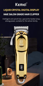 Kemei tondeuses à cheveux électriques professionnelles