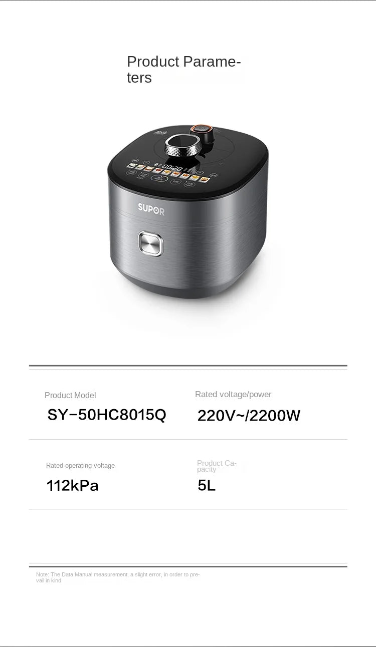 Autocuiseur électrique IH multifonctionnel  5L