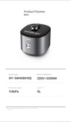 Autocuiseur électrique IH multifonctionnel  5L